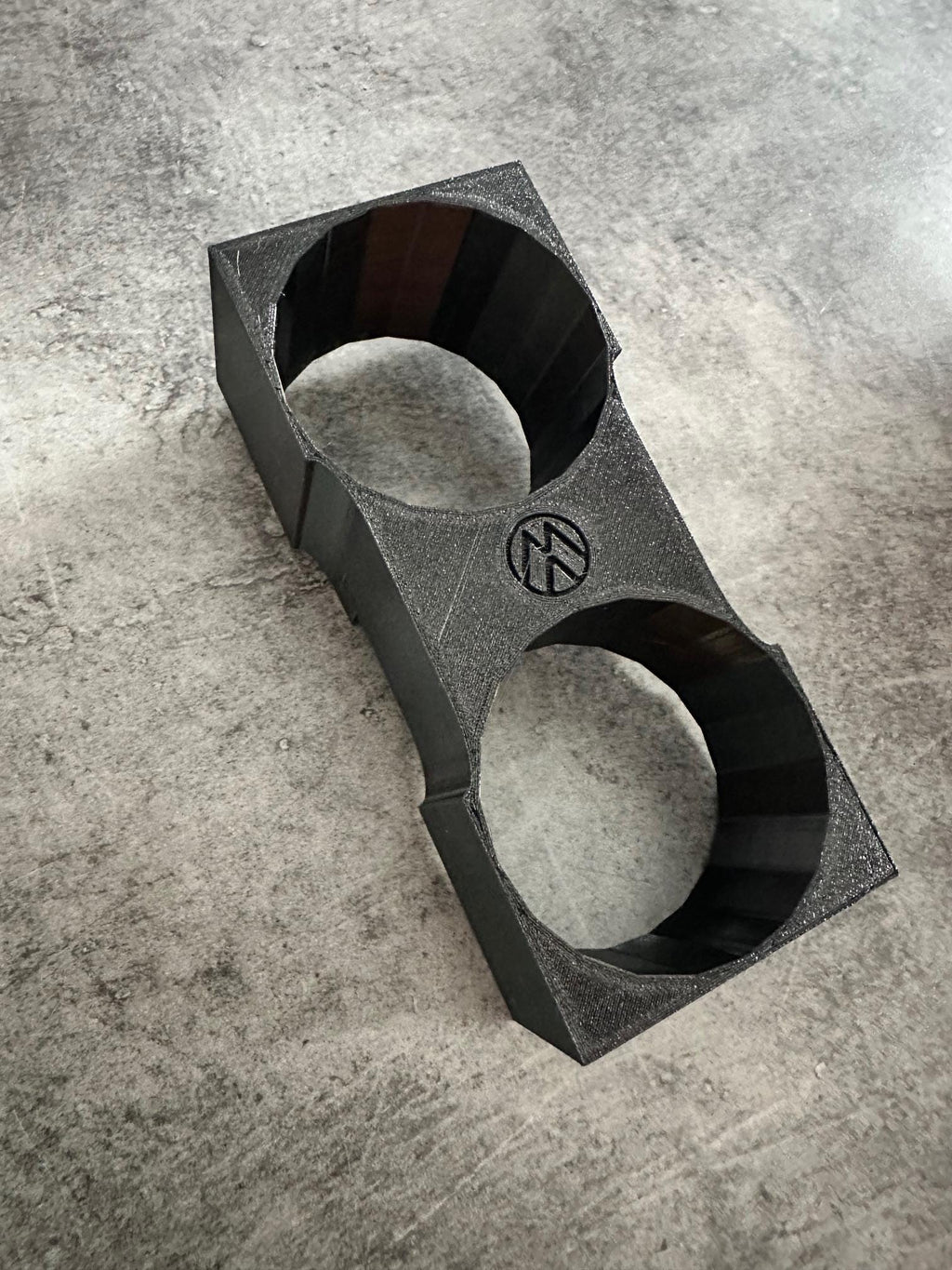 Insert porte-gobelet VW Golf V / VI – Double support – PETG – vue 2