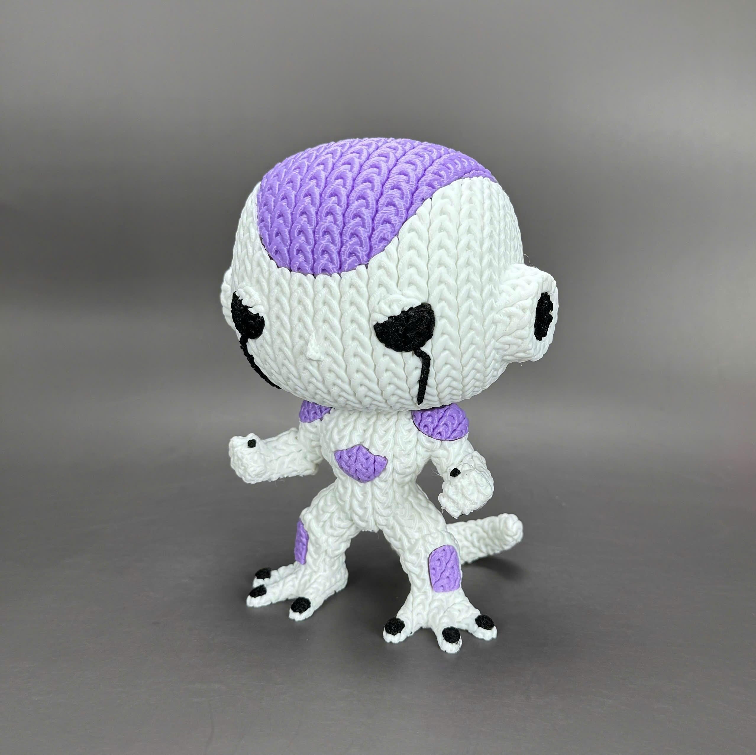 Figurine style pop tressé – Inspiration anime – vue 2