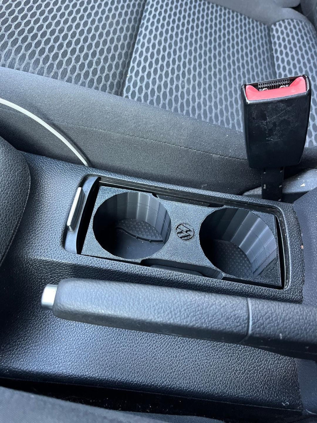 Insert porte-gobelet VW Golf V / VI – Double support – PETG