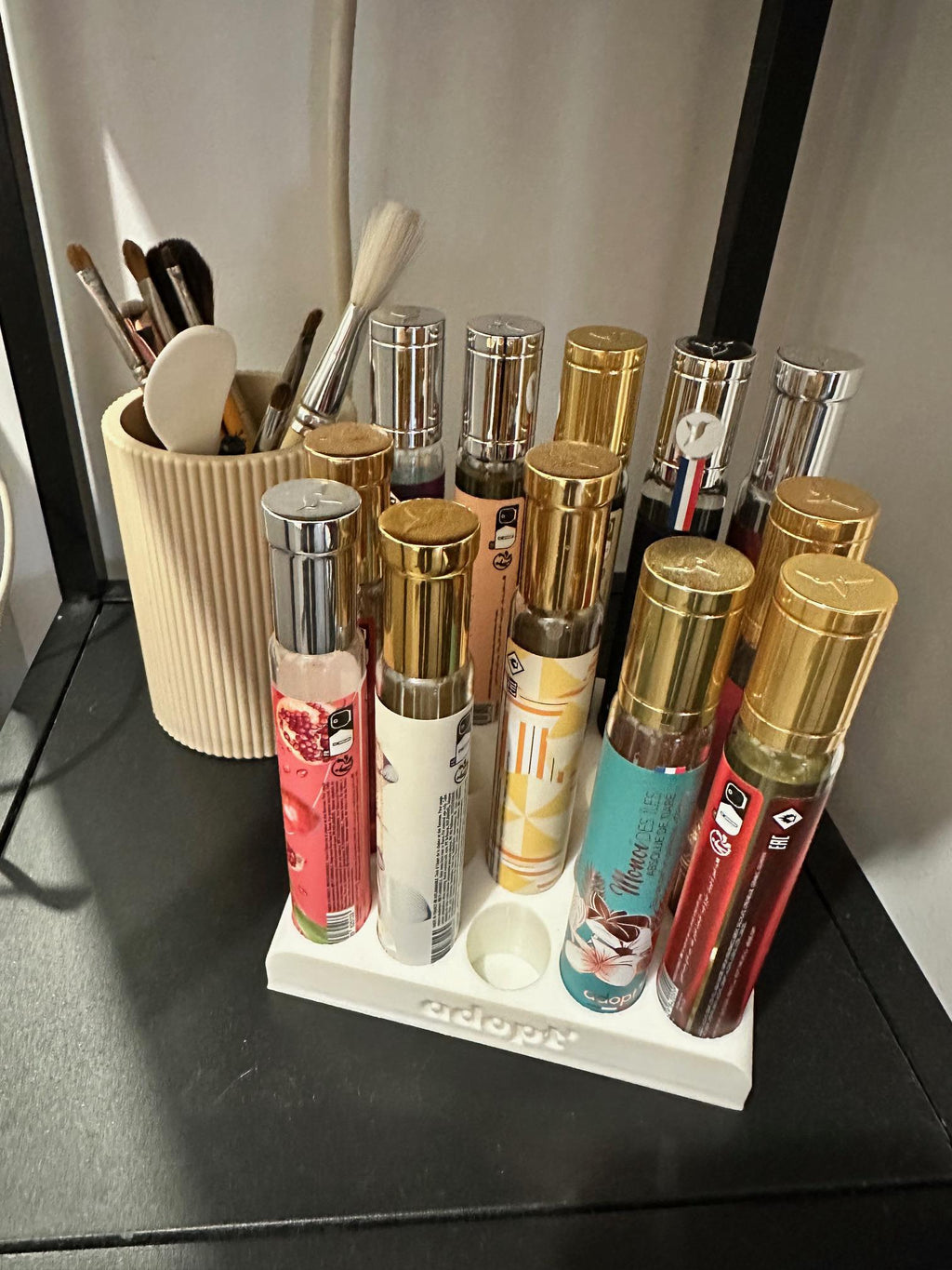Organisateur parfum 20 emplacements – Support flacons et roll-on