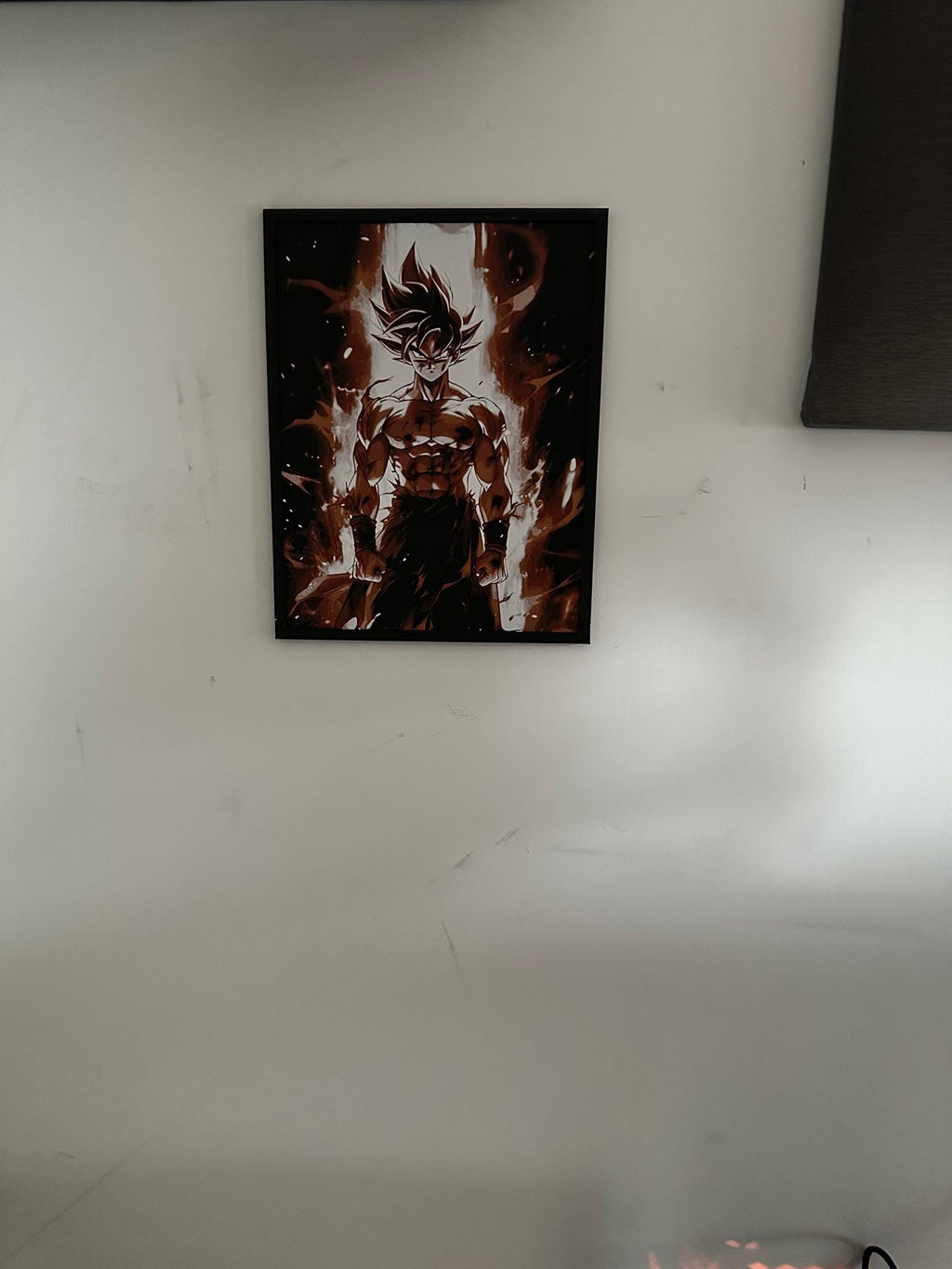 Tableau 3D Anime Énergie – Poster relief avec ou sans cadre – vue 4