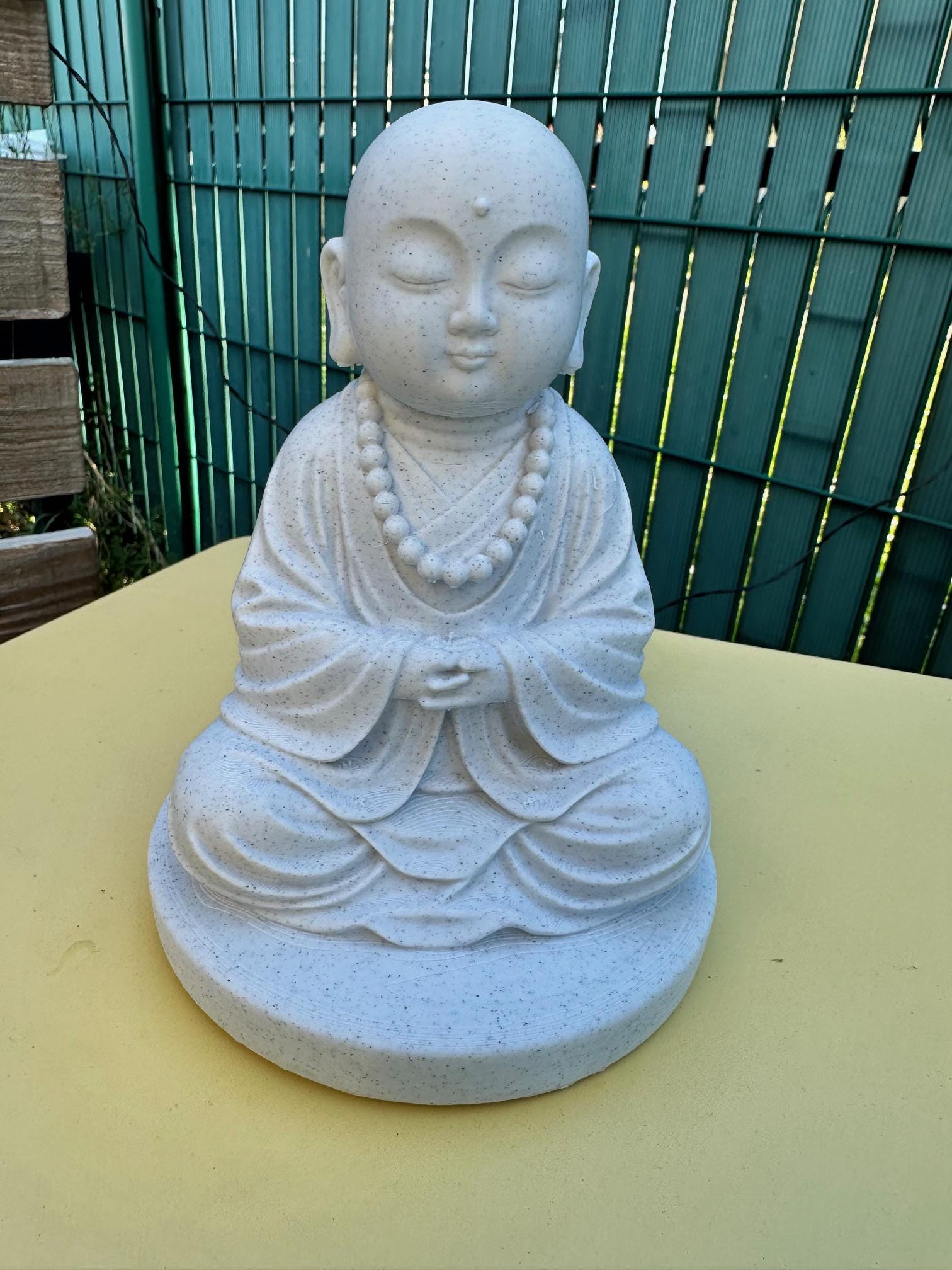 Bouddha japonais méditation effet pierre – Statue décorative zen
