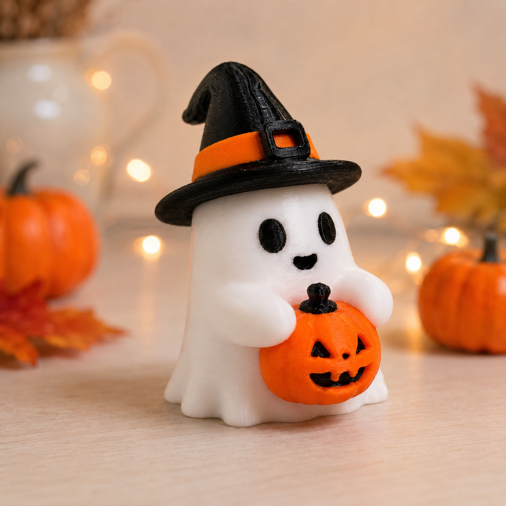 Petit fantôme kawaii – Décoration Halloween mignonne