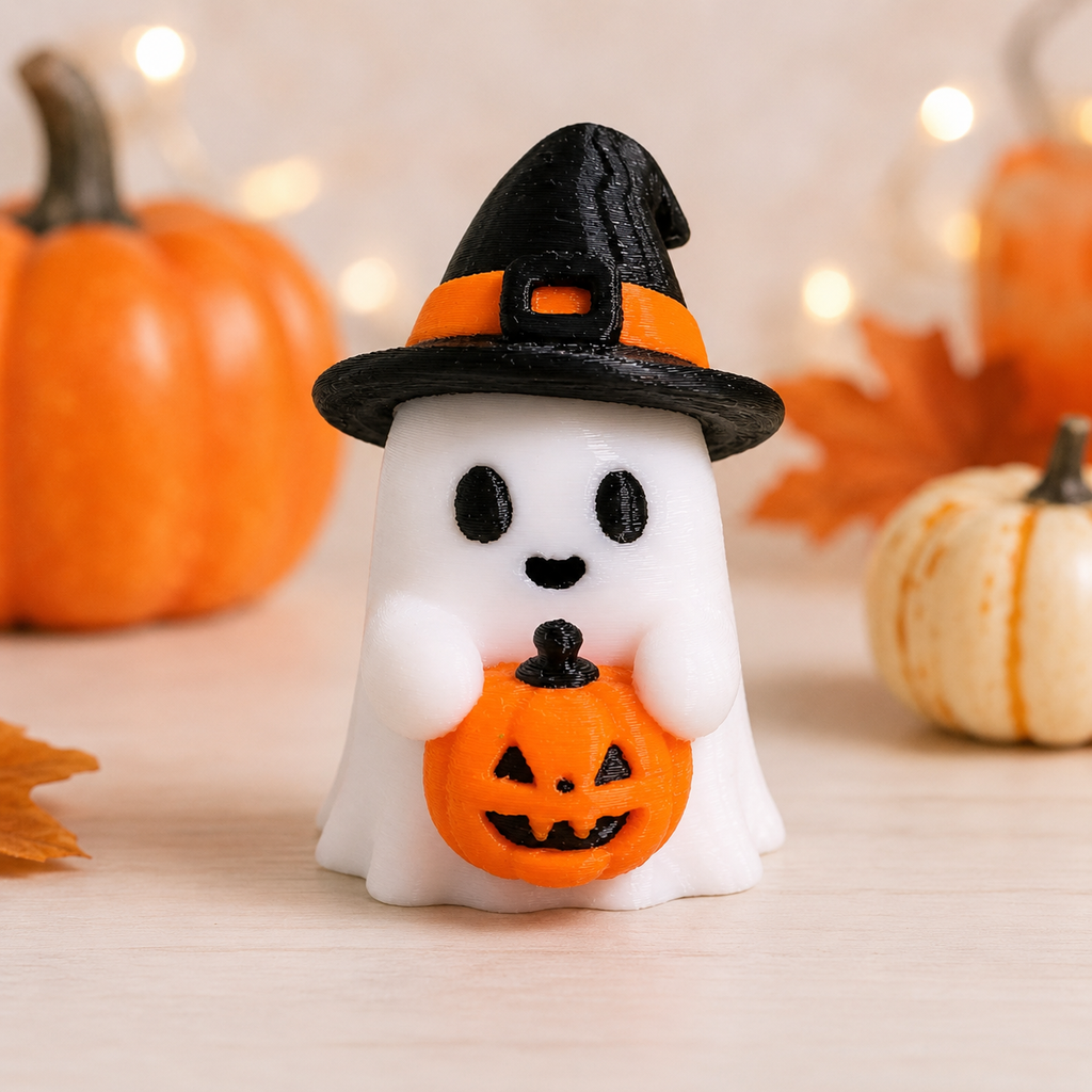 Petit fantôme kawaii – Décoration Halloween mignonne
