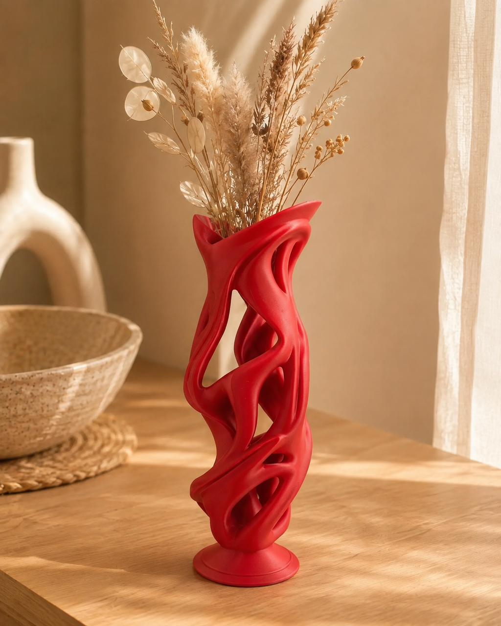 Vase Liane – Vase sculptural ajouré 20 ou 30 cm – vue 2