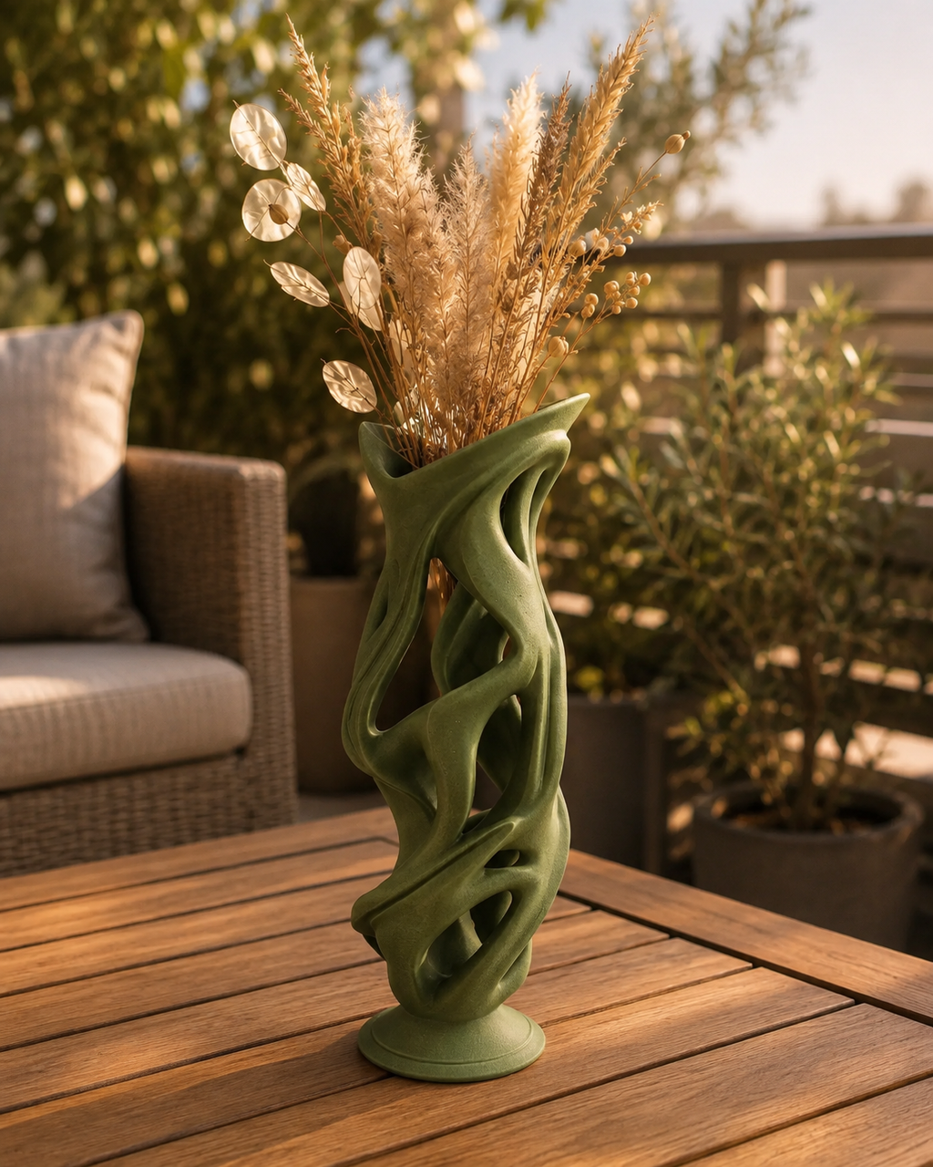 Vase Liane – Vase sculptural ajouré 20 ou 30 cm