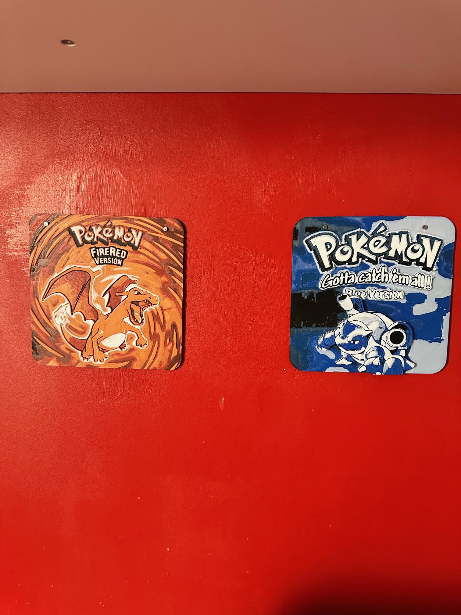 Plaque Pokémon Dracaufeu Rouge Feu – Décoration murale 3D – vue 4