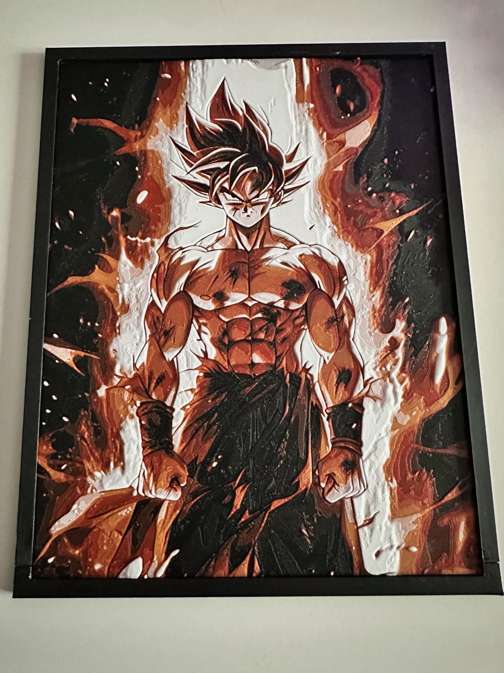 Tableau 3D Anime Énergie – Poster relief avec ou sans cadre – vue 5
