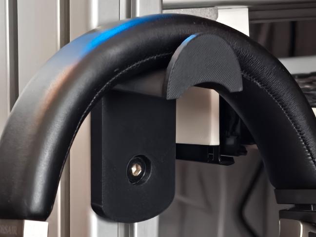 Support casque Sim Racing – Compatible profilé aluminium – vue 5
