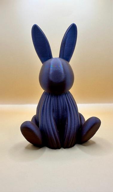 Lapin Décoratif Moderne – Statue Lapin Design Chocolat – Déco Minimaliste – vue 3