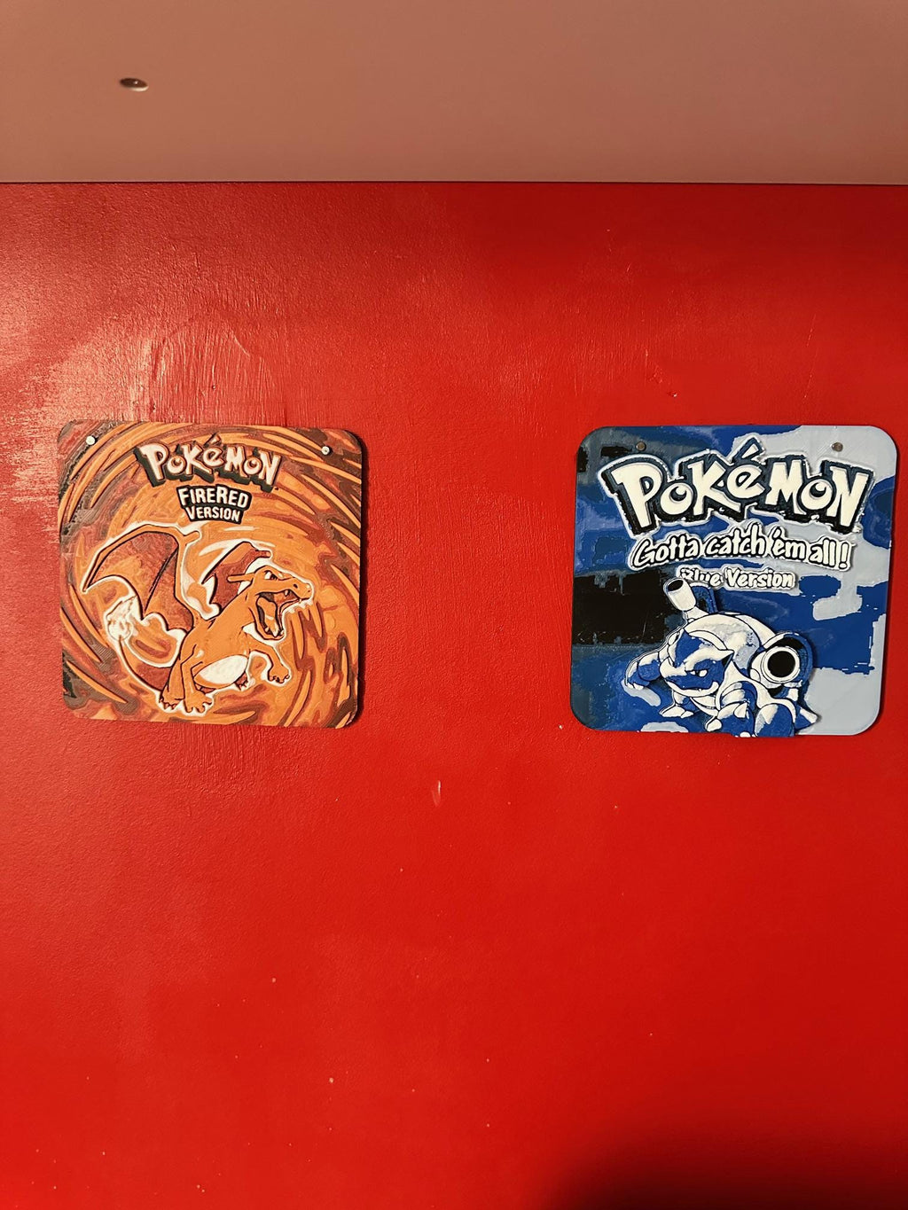 Plaque Murale Pokémon Blue Version – Décoration Gaming 3D – vue 3