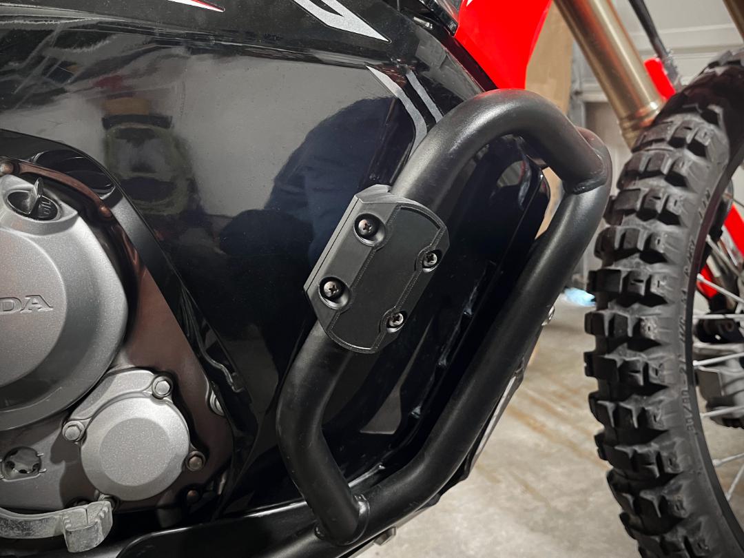 Protections de crash bar moto – Paire de protections remplaçables