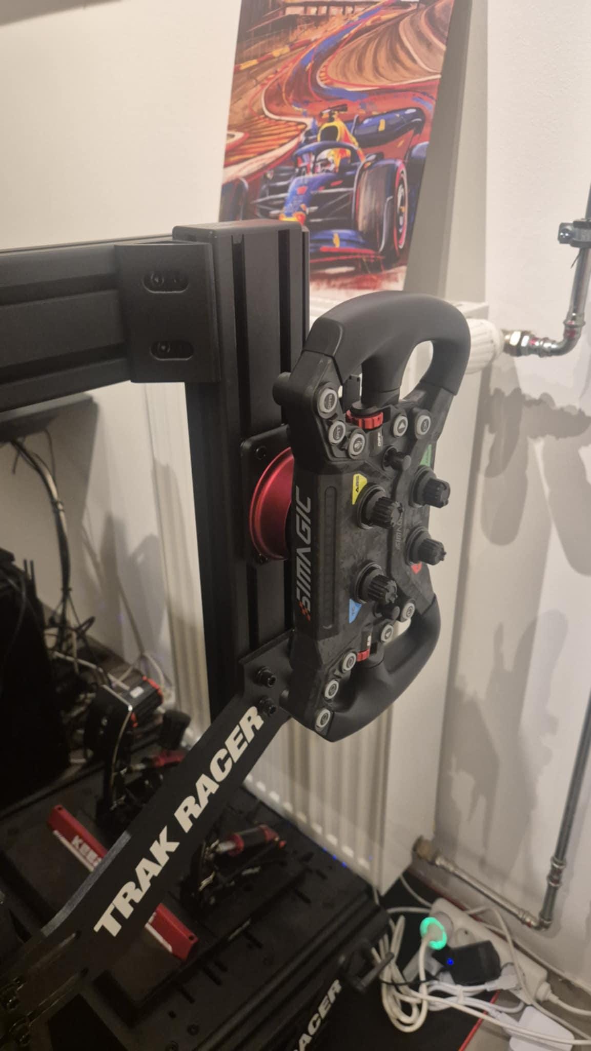 Support volant Sim Racing – Compatible profilé aluminium 8040 – vue 4