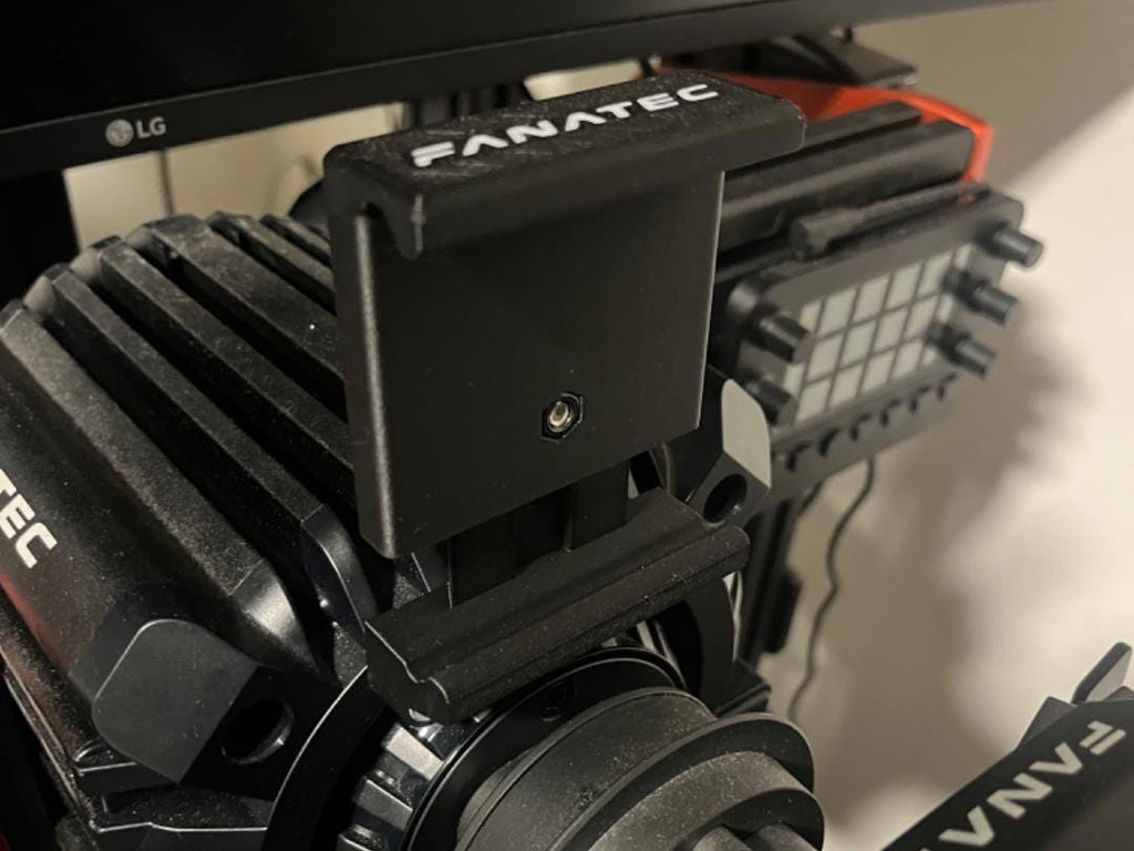 Support téléphone Fanatec GT DD Pro – Dashboard Sim Racing – vue 3