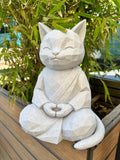 Chat Zen en impression 3D – Décoration effet pierre