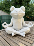Grenouille Zen effet pierre – Décoration méditative imprimée en 3D