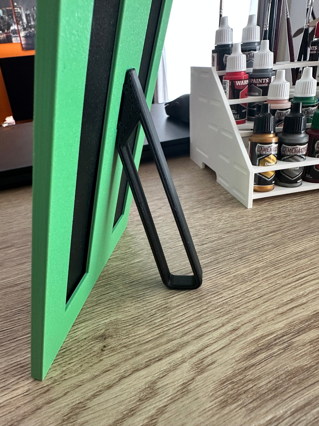 Tableau relief manga sabreur vert – Cadre décoratif 3D – vue 2