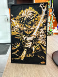 Tableau relief manga Zenitsu – Cadre décoratif 3D