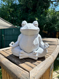 Crapaud Zen effet pierre – Décoration extérieure imprimée en 3D